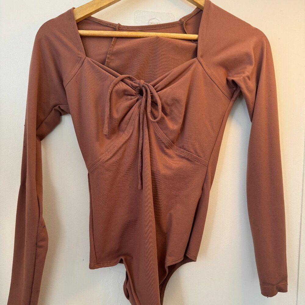 Mauve Long Sleeve Bodysuit